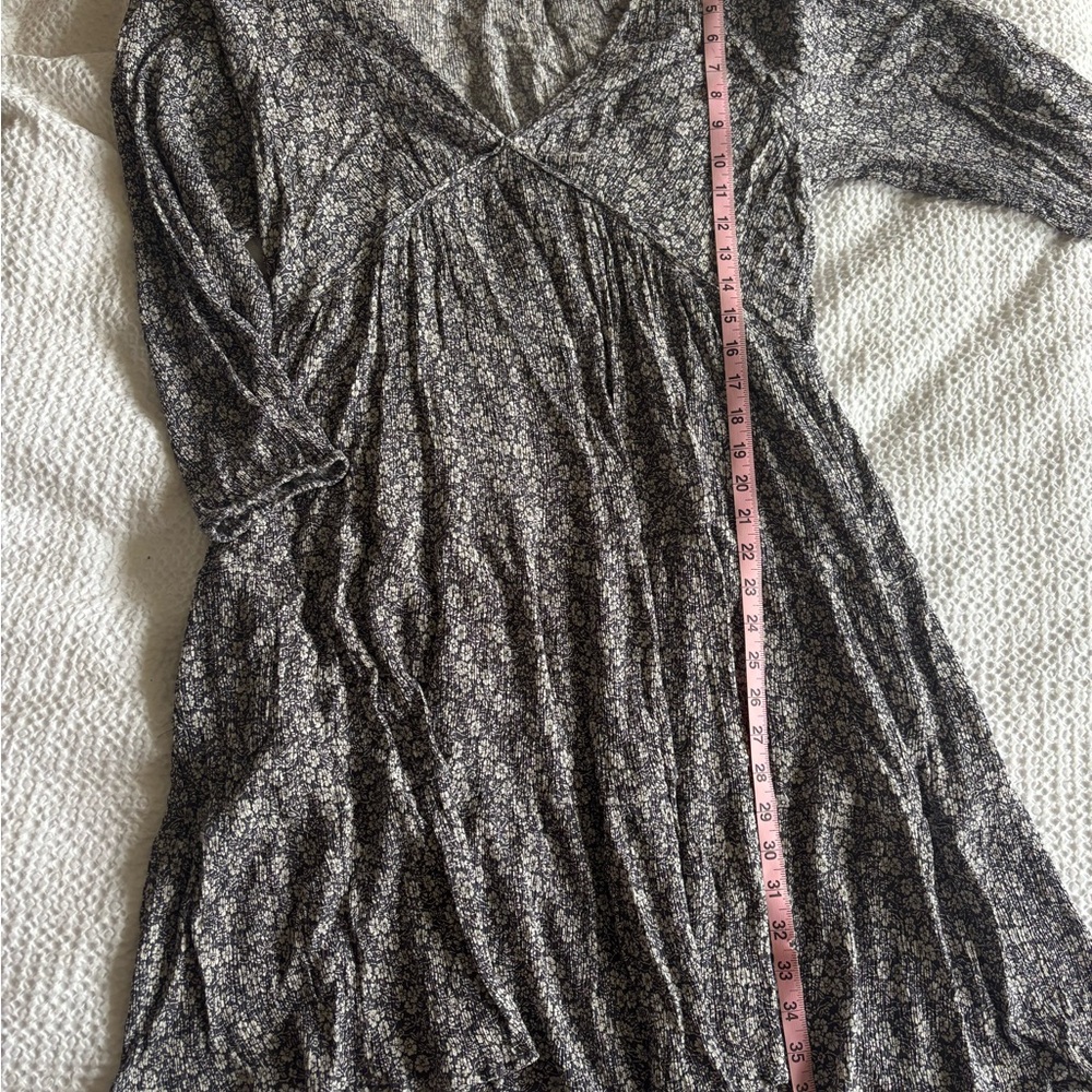 Faherty Sirene Dress - Navy Ditsy Floral / L - Picture 12 of 12
